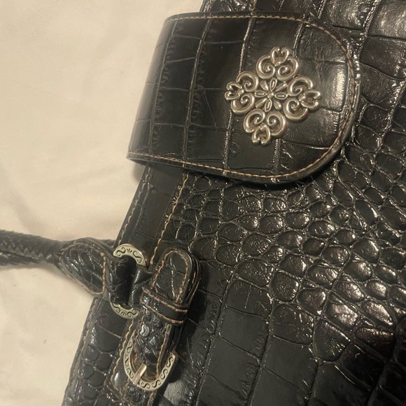Unbranded Vegan Leather Purse Crocodile Print W Perfect Pockets &Built In Wallet - Picture 3 of 16